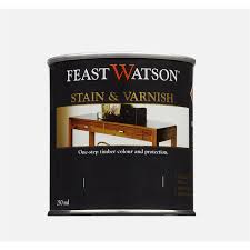 Feast Watson 250ml Satin Black Japan Stain And Varnish