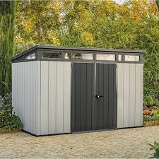 Plastic Storage Shed With Double Doors