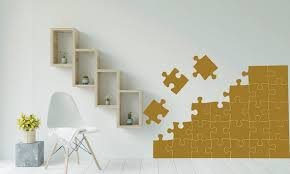 Wall Art Decor Puzzle Piece Wall Decals