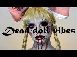 dead doll makeup halloween inspo