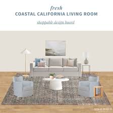 fresh california coastal living room