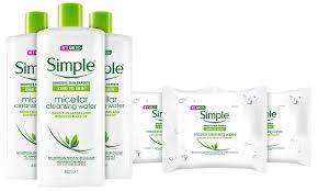 simple cleansing water and wipes groupon