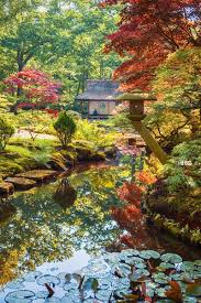 Japanese Garden Stock Photo By