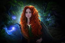 1608 views 1920 x 1080 18 downloads. Wallpaper Id 160205 Redhead Fantasy Girl Long Hair Fantasy Art Brave Disney Princess Merida
