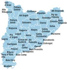 Su nombre deriva del de la ciudad de barcelona. Mapa De Les Comarques Catalanes Que Conte Un Anex Amb Informacio De Cada Una D Elles Catalunya Cataluna Barcelona Ciudad Espana