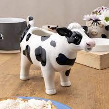 large cow ceramic milk jug with gift