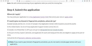 canada visitor visa application