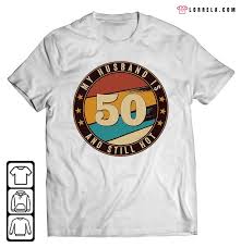 hot 50th birthday retro vine t shirt