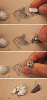 how to make a kneaded eraser easy