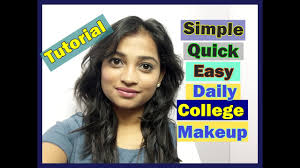 daily college makeup tutorial
