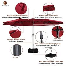 Tilt Rectangular Patio Umbrella