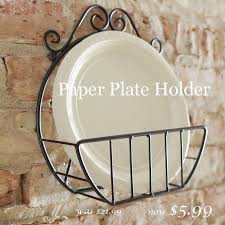 Check out our paper goods selection for the very best in unique or custom, handmade pieces from our plates shops. 19 Organizing Paper And Party Goods Storage Ideas Kitchen Organization Storage Plate Storage