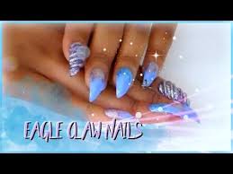 how to curved nails eagle claw nails