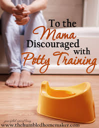 to the mama discouraged with potty training