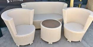 Somos fabricantes de muebles en rattán sintético, fibras plásticas y naturales, bambu y guadua: Juego De Terraza De Mimbre En Rep Dom Ideas De Nuevo Diseno