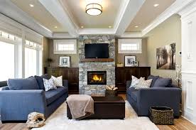 Color Palette With Your Stone Fireplace