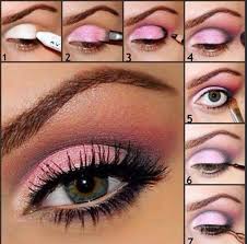 step by step for applying eyeshadow for