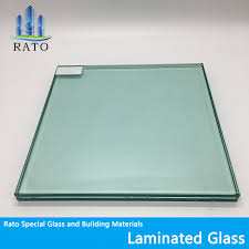 12 38mm clear color pvb laminated glass