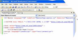 asp net working with master pages it