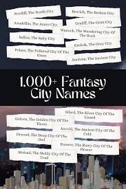 fantasy city name generator 1 000