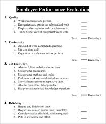 Performing A Skills Assessment Employee Sheet Self