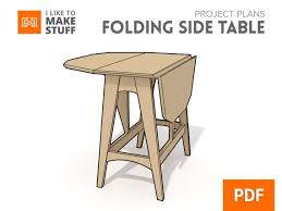 Folding Side Table Digital Plans Uk
