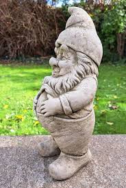Stone Jolly Garden Gnome Goblin Pixie