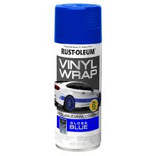 Rust Oleum Automotive 11 Oz Vinyl Wrap Gloss Brilliant Blue Lable Coating Spray Paint Case Of 6