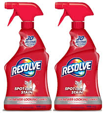 2 pack resolve carpet cleaner spray