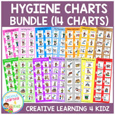 Hygiene Charts Bundle Daily Living Skills