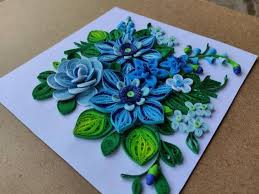 Unframed Wall Hanging Quilling Wall Art