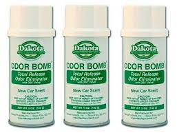 The odor bomb destroys odors in an entire room with the push of a button. Dakota Odor Bomb Car Odor Eliminator New Car Scent 5 Oz X 3 Pack Dak 48 Nc Ebay