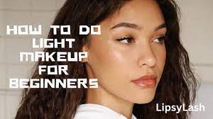 how to do light makeup for beginners
