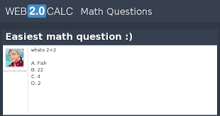 View Question Easiest Math Question