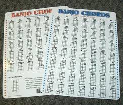 Banjo Chord Chart For Banjo Lesson G D G B D 4 99 Picclick