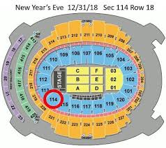 2 Phish Tickets New Years Eve 12 31 18 Section 114 Row 18
