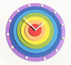 Cool And Colourful Wall Clock Wall