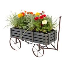 Bryce Decorative Wagon Garden Planter