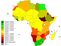 Africa Independence Dates Decolonisation Of Africa