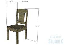 Dining Chairs Free Woodworking Plan Com