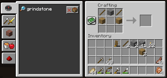 What does the grindstone do, what is the recipe, how is it different than the anvil. Mmmmmm Yes Grindstone Recipe Works Minecraft