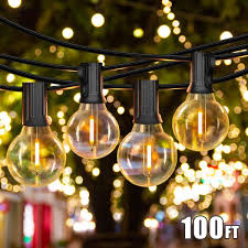 100ft Led Garden Pendant Lights 50 G40