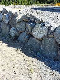Natural Rock Boulder Retaining Wall