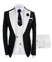 Price and other details may vary based on size and color. Mens Three Piece White Tuxedo