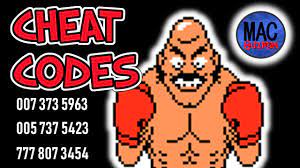 punch out with nes cheat codes