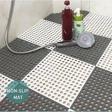 24x non slip mats drainage floor tiles