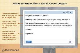Be sure to include your contact information in the email body. Sample Email Cover Letter Message For A Hiring Manager