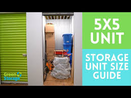 storage unit size guide 5x5 unit how