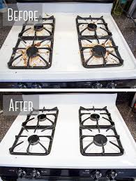I recently bought a ge glass top stove and having a hard time cleaning it. How To Really Clean A Stove Top Even All The Baked On Gunk Practically Functional