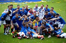 Rangers condemned the behaviour of fans involved in violent clashes with police for rangers rout aberdeen to clinch unbeaten league season. Rangers Star Kemar Roofe On Ambitions For Further Success As Goal Hero Reckons Class Of 2021 Will Be Forever Remembered